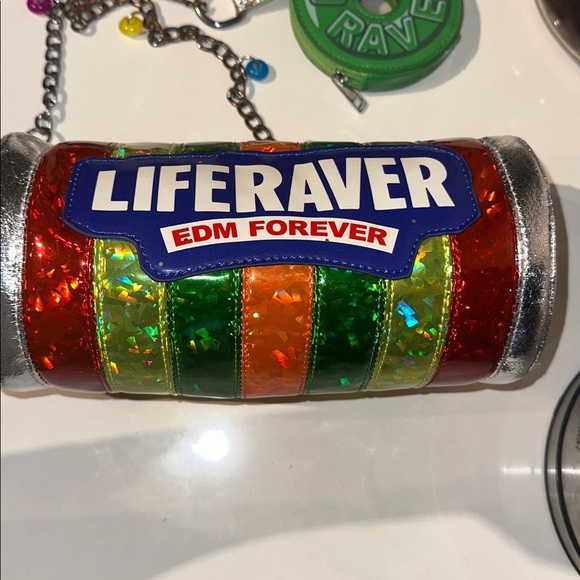 Club Exx Life Raver Edm Forever crossbody Bag - Picture 2 of 5